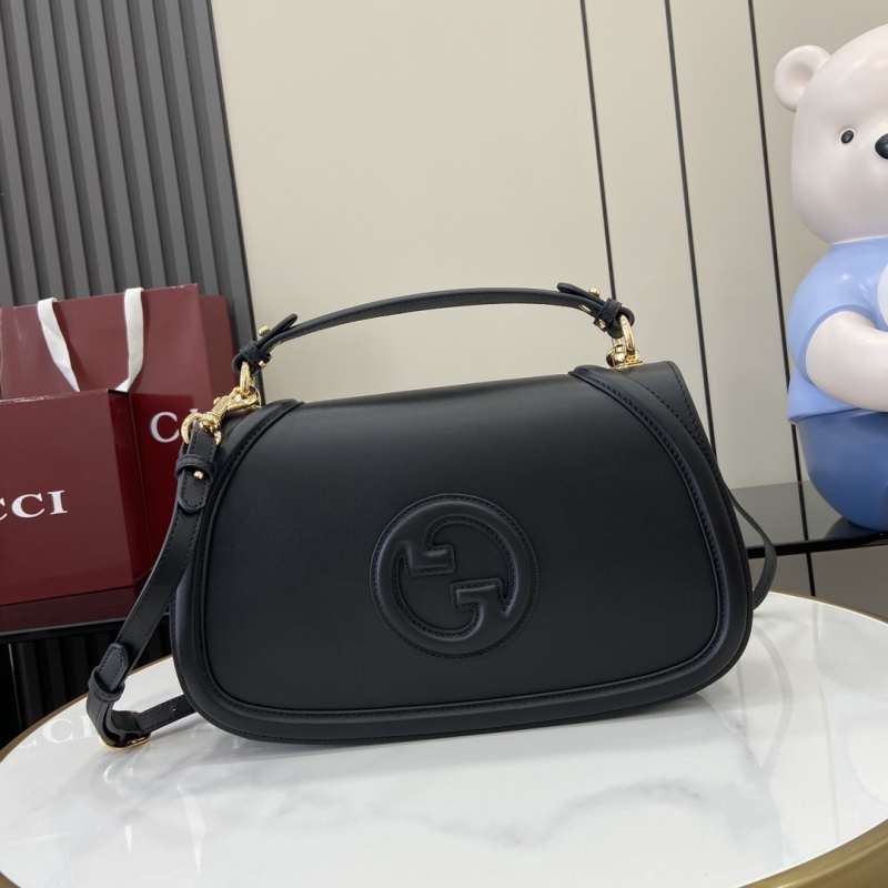 Черная сумка Gucci с логотипом