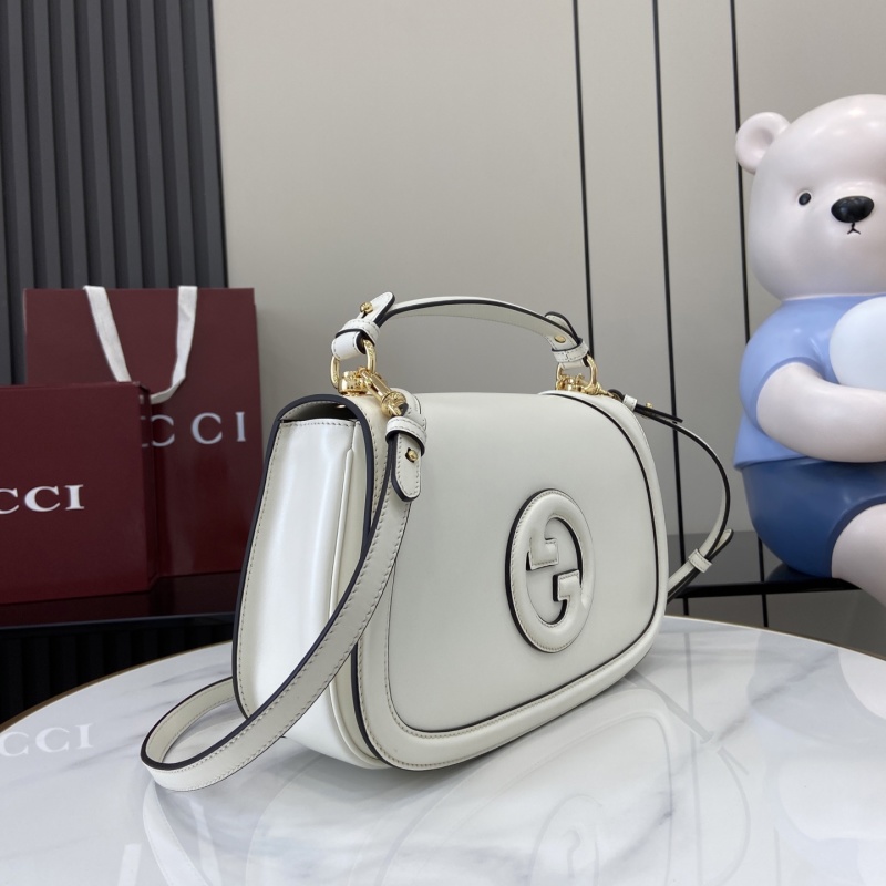Сумка Gucci белая с логотипом