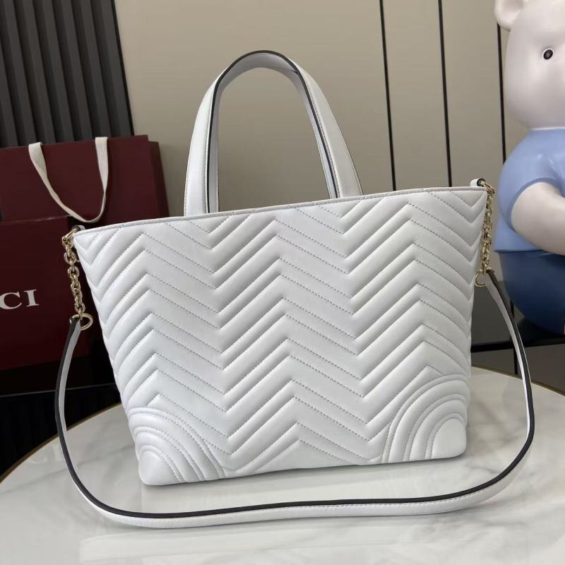 Сумка Gucci GG Marmont белая