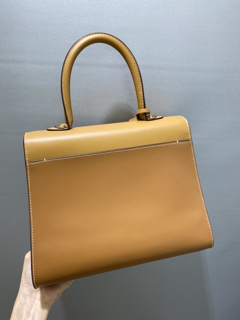 Сумка DELVAUX двухцветная карамель/коричневая