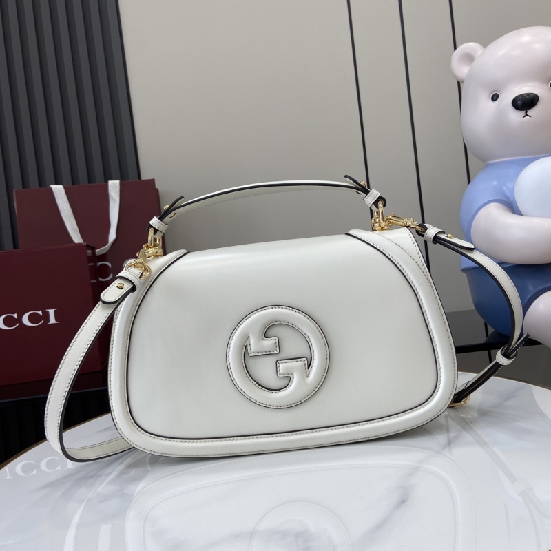Сумка Gucci белая с логотипом