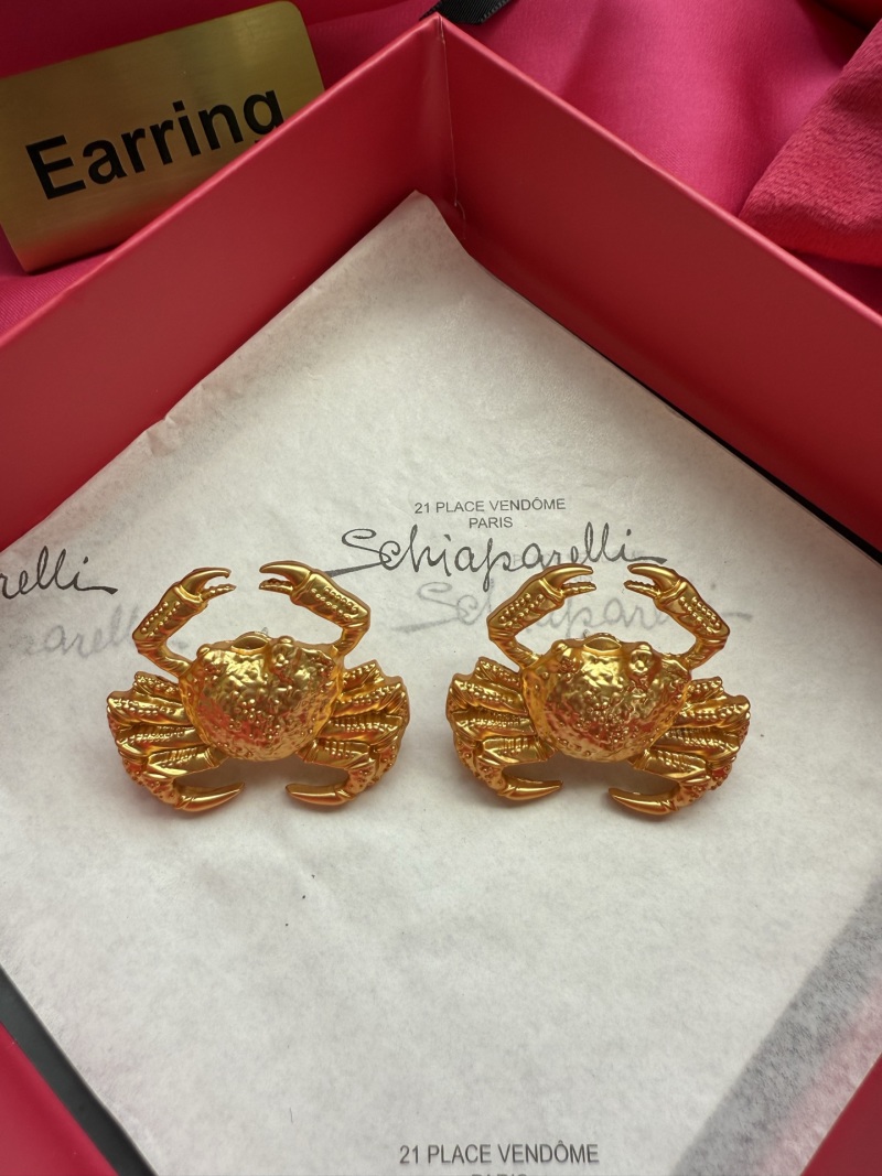 Серьги в виде крабов Schiaparelli