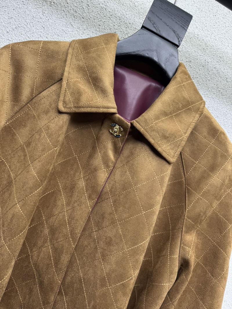 Тренч-пальто из лаковой кожи с ромбовидной стежкой Gucci