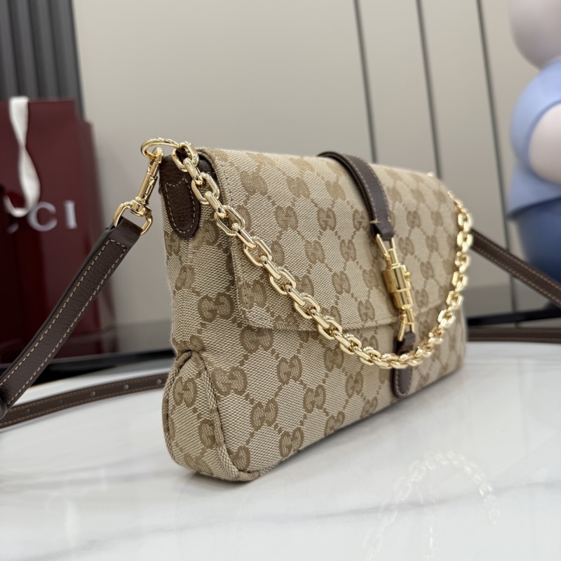 Сумка кросс-боди Gucci с золотой цепью