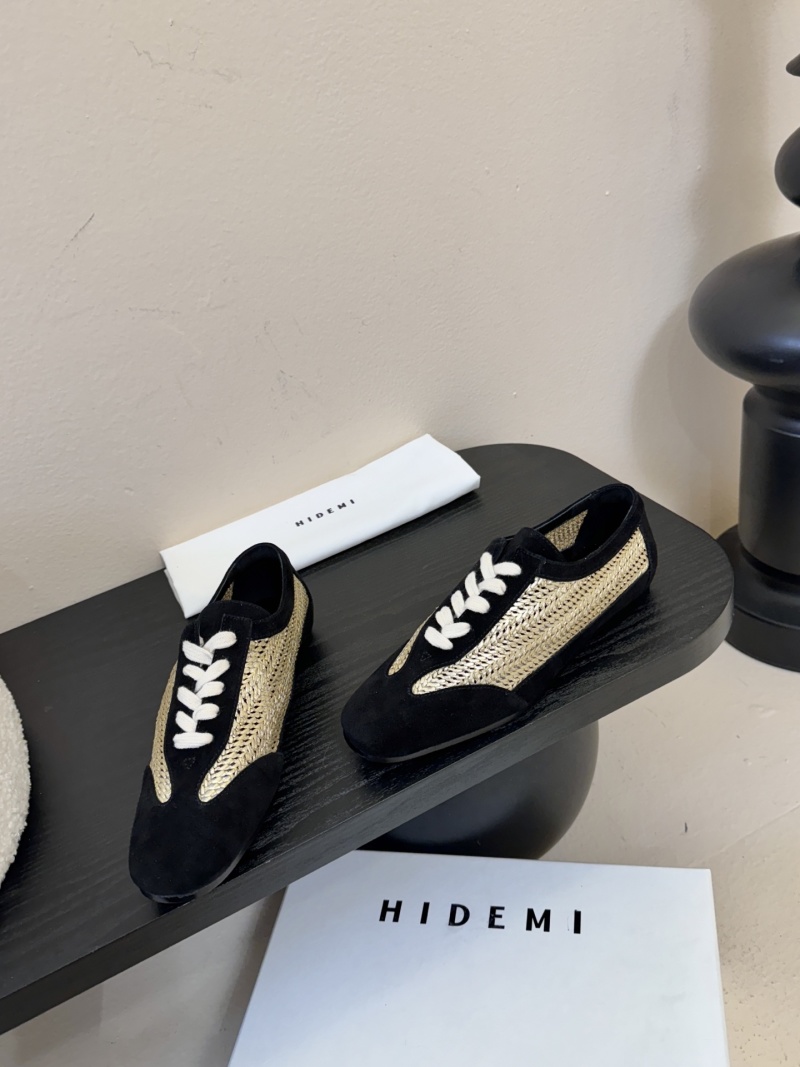 Женские мокасины HIDEMI с контрастной отделкой Без бренда