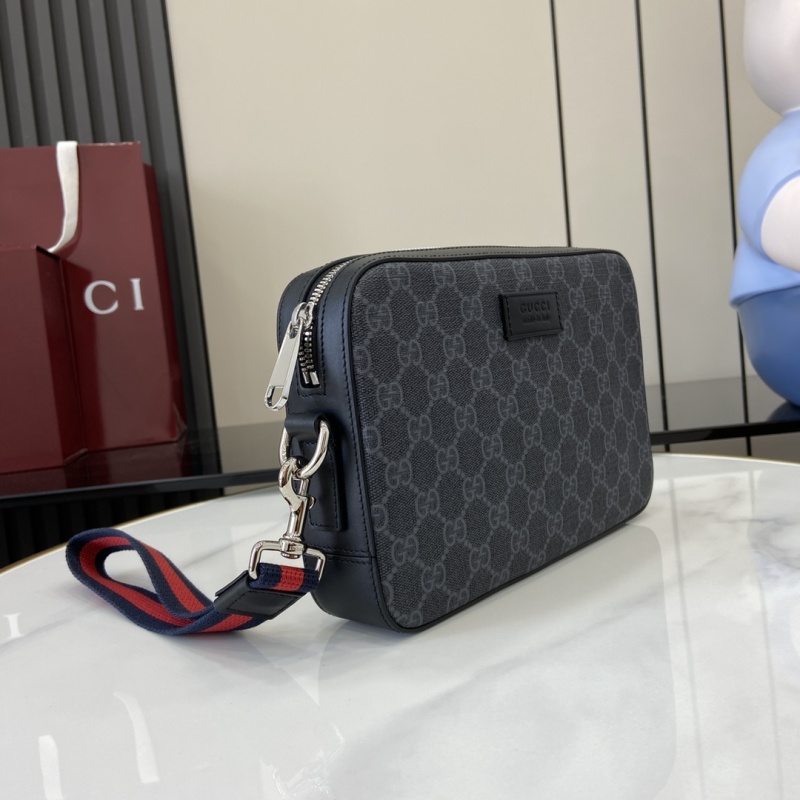 Портмоне Gucci с монограммой и ремешком
