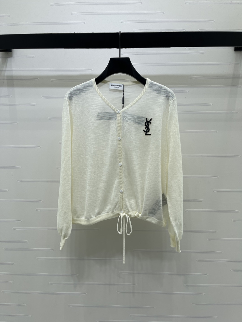 Женский вязаный кардиган Saint Laurent