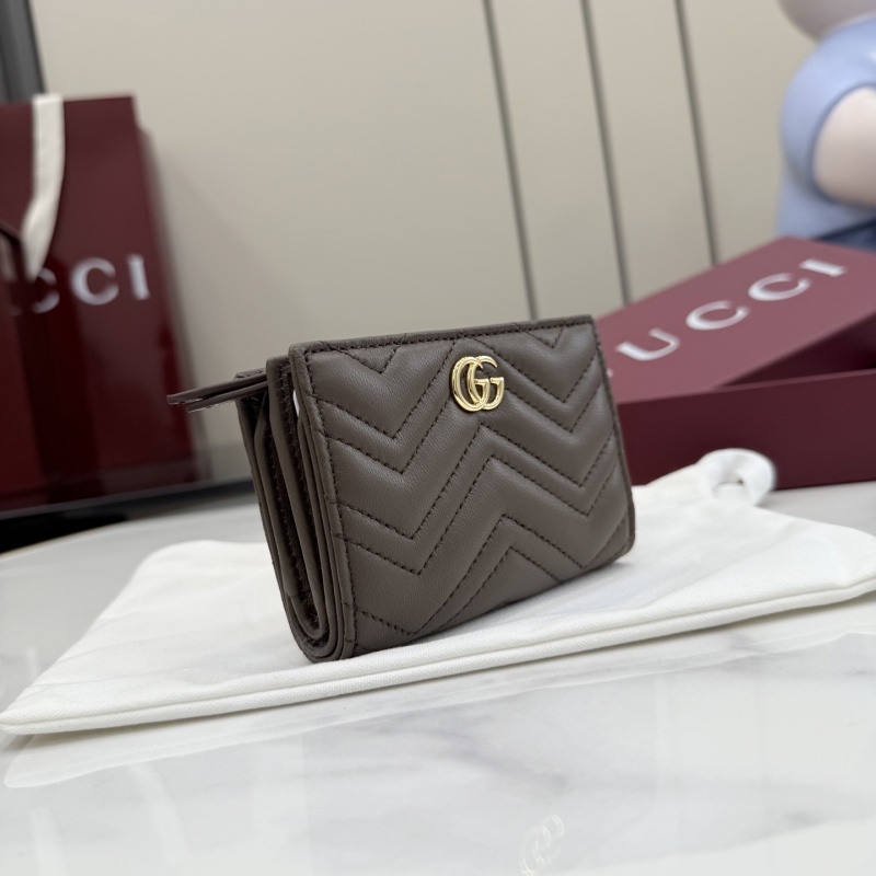 Кожаный кошелёк Gucci с логотипом GG