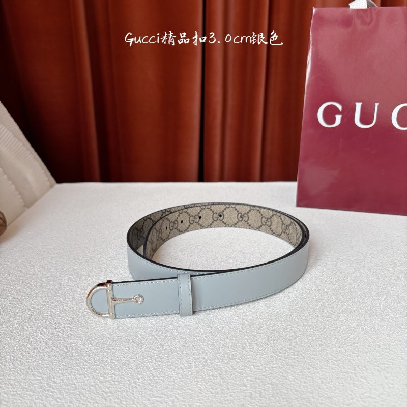 Женский кожаный ремень с пряжкой Gucci