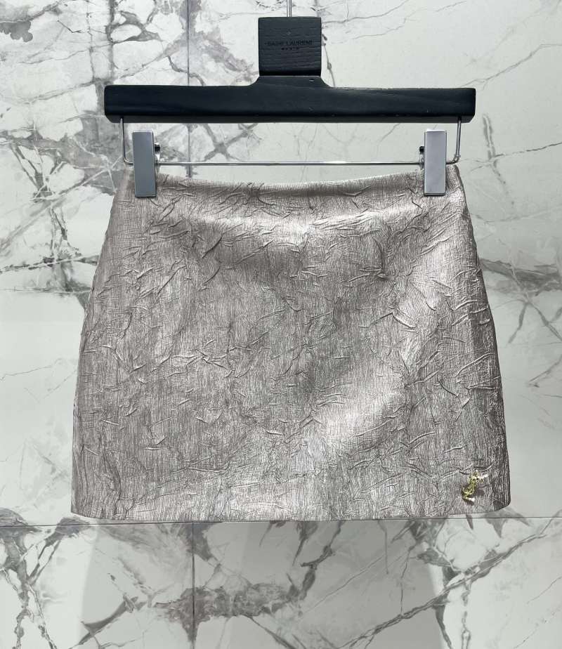 Юбка Saint Laurent с текстурным узором