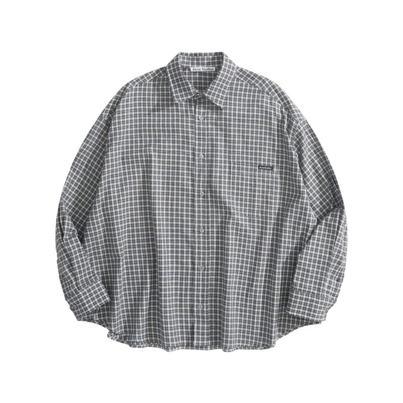 Мужская клетчатая фланелевая рубашка Acne Studios