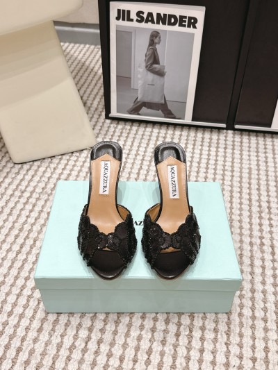 Женские босоножки Aquazzura на каблуке