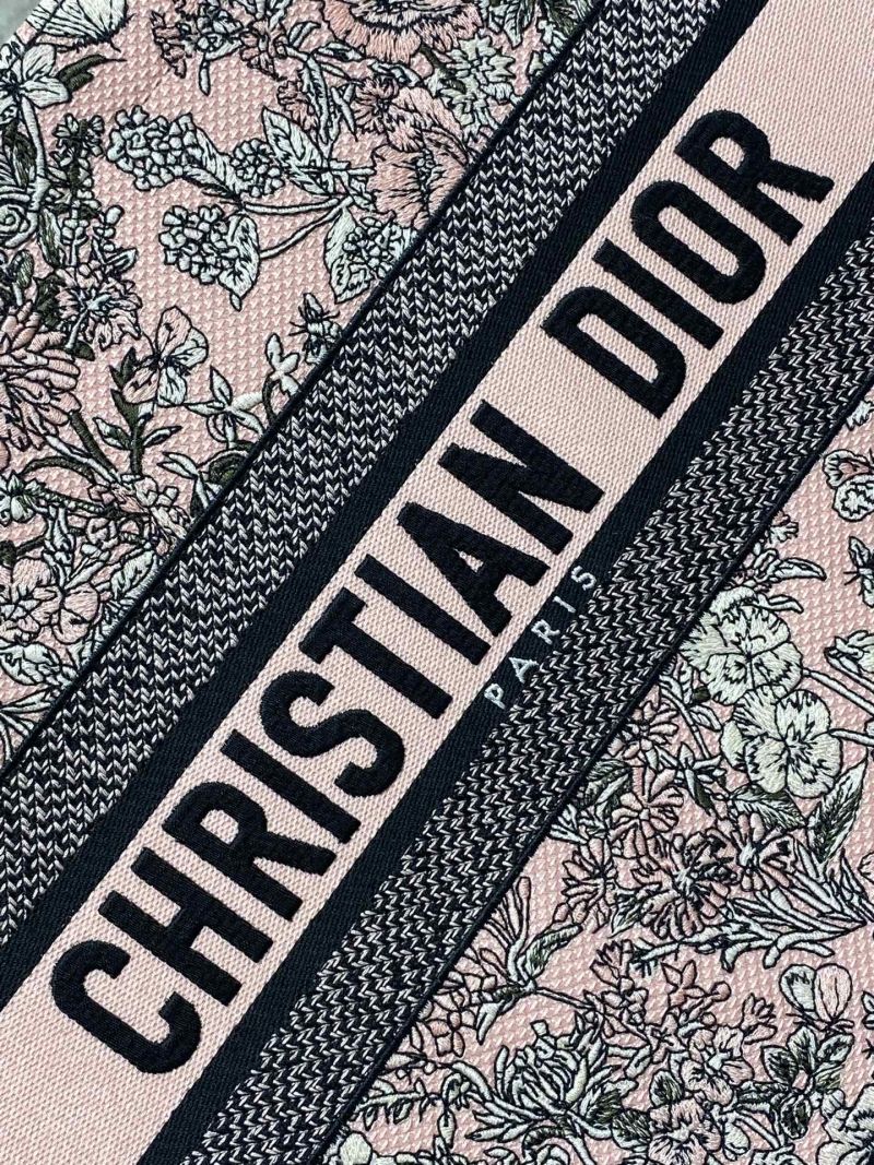Сумка-шоппер Christian Dior с цветочным принтом