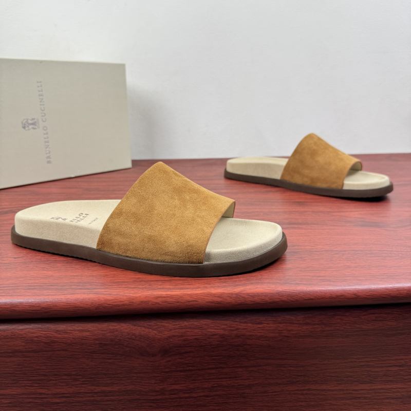 Мужские шлёпанцы Brunello Cucinelli