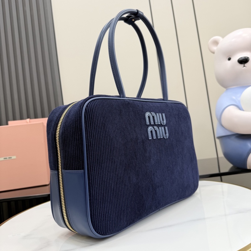 Сумка Miu Miu синяя канва