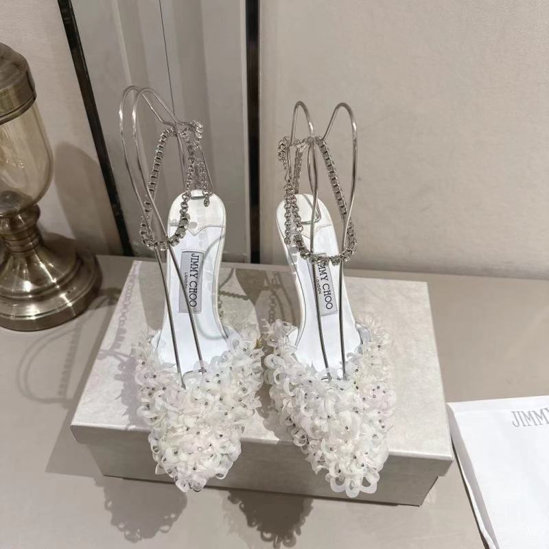 Туфли женские с цветочным декором Jimmy Choo
