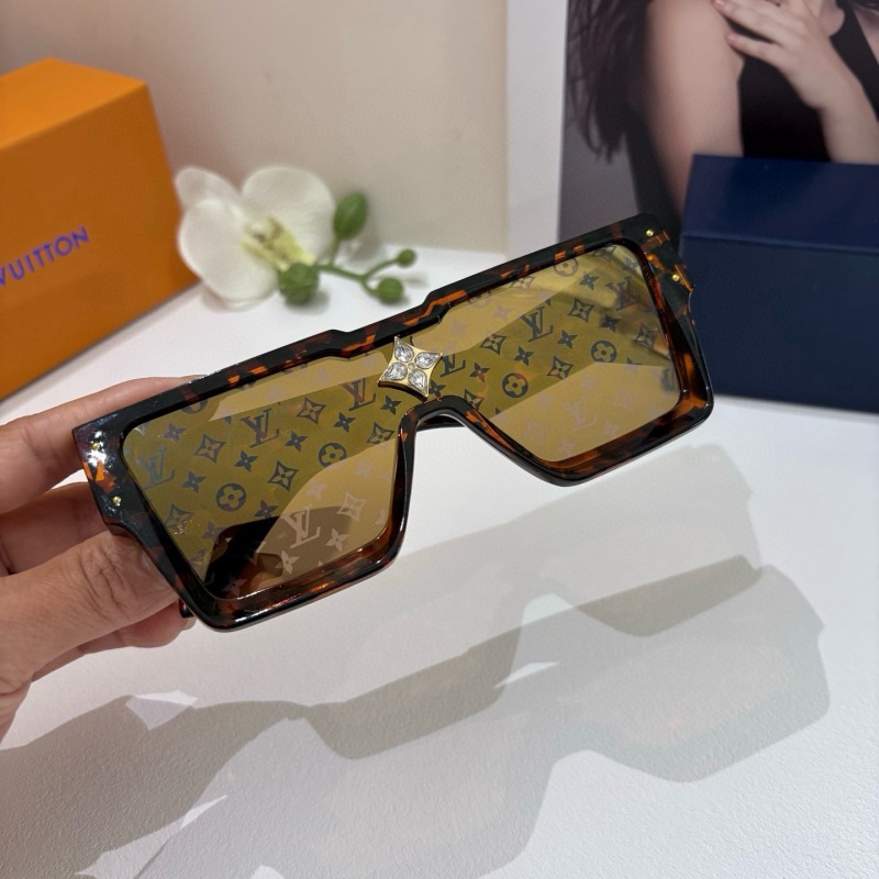Квадратные солнцезащитные очки с классическим узором Louis Vuitton