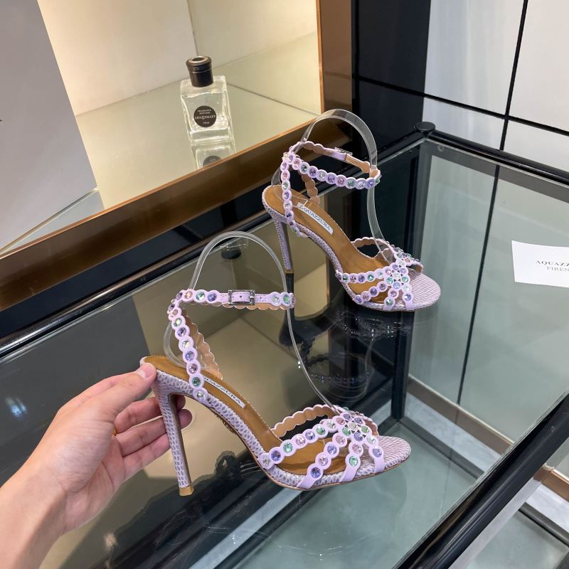 Женские туфли Aquazzura с декором из страз