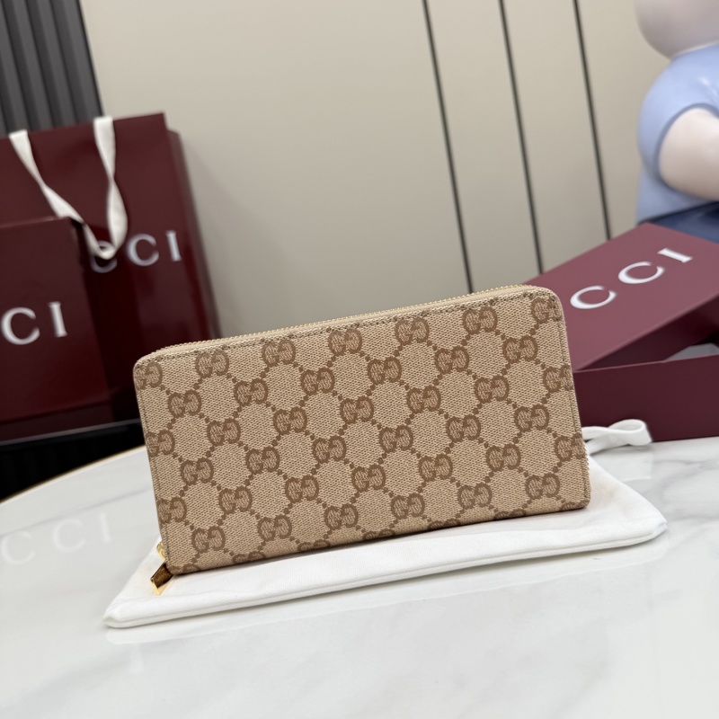 Портмоне Gucci с монограммой и молнией