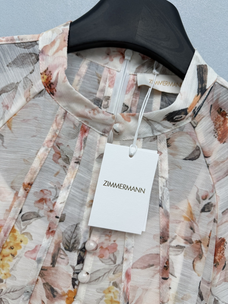 Повседневное платье с принтом Zimmermann
