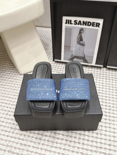 Женские босоножки Alexander Wang с украшением из страз