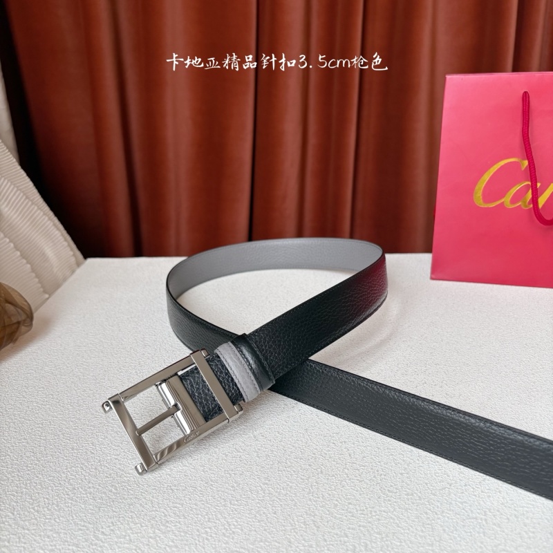Двусторонний кожаный ремень Cartier