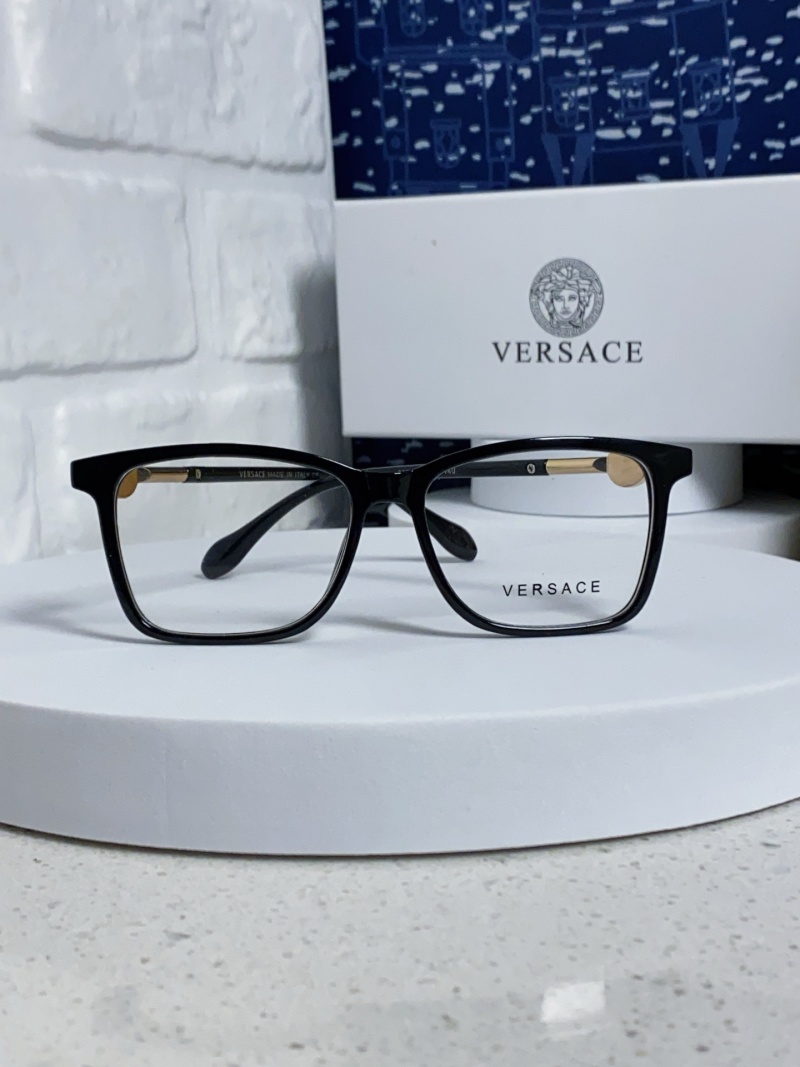 Очки Versace черные прямоугольные
