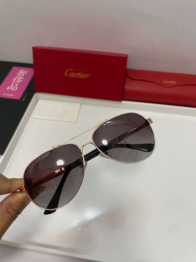 Солнцезащитные очки авиаторы Cartier
