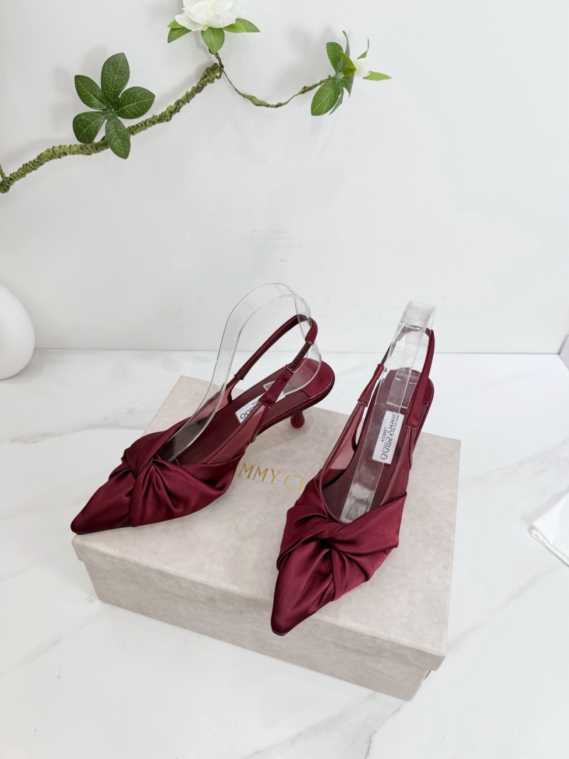 Женские туфли с прозрачным ремешком Jimmy Choo
