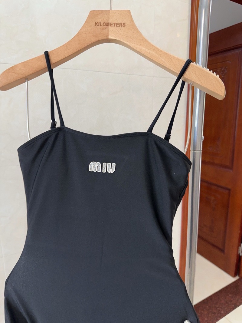Купальник женский черный Miu Miu