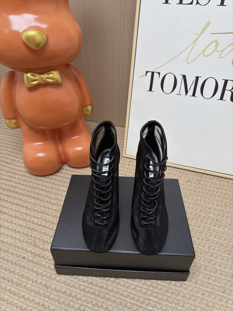 Женские ботильоны Alaia черного цвета Alaïa