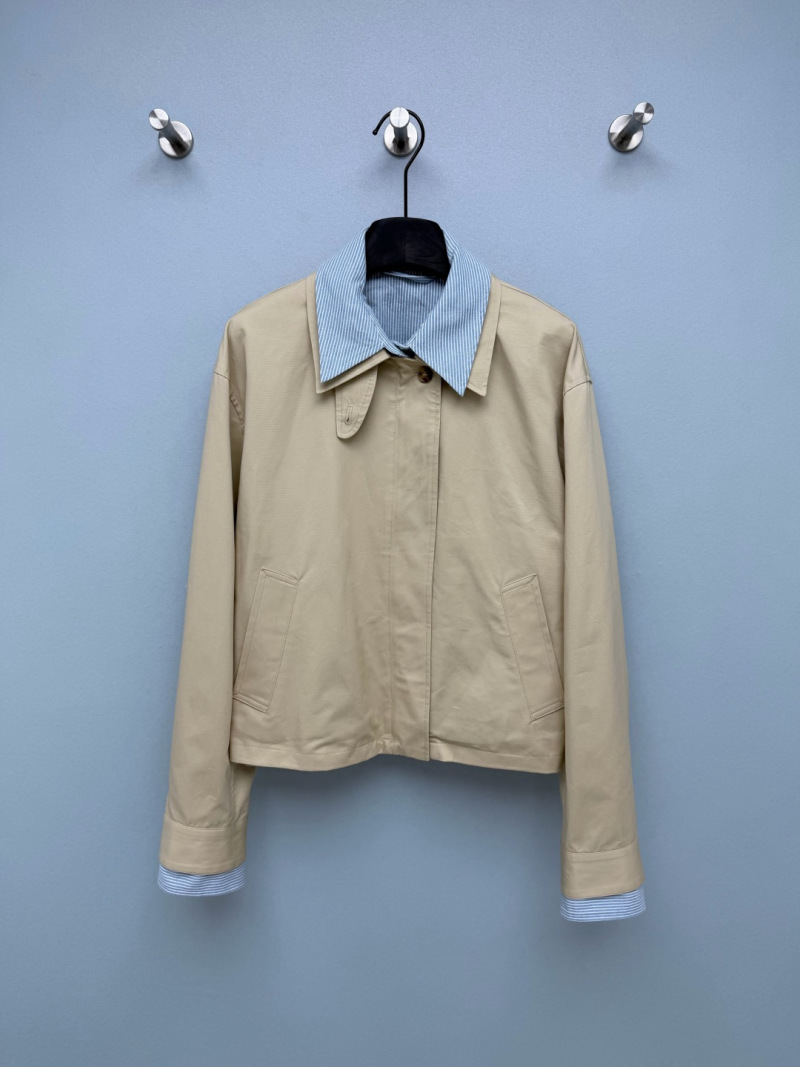 Куртка Acne Studios с сине-белой полоской