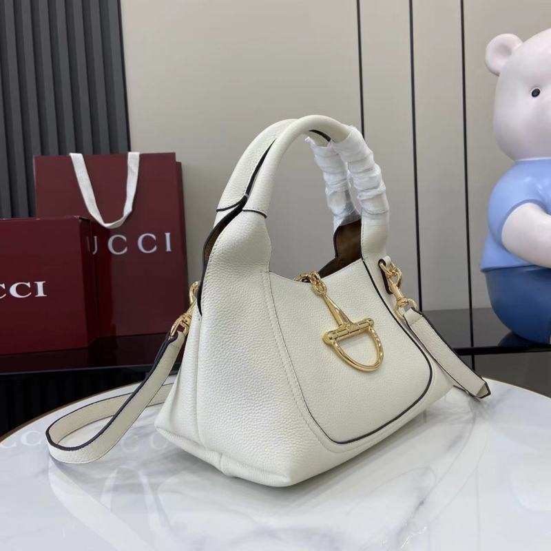 Сумка Gucci White Horsebit