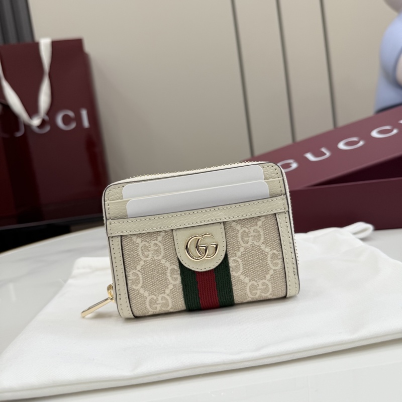 Кошелёк Gucci с монограммой и молнией