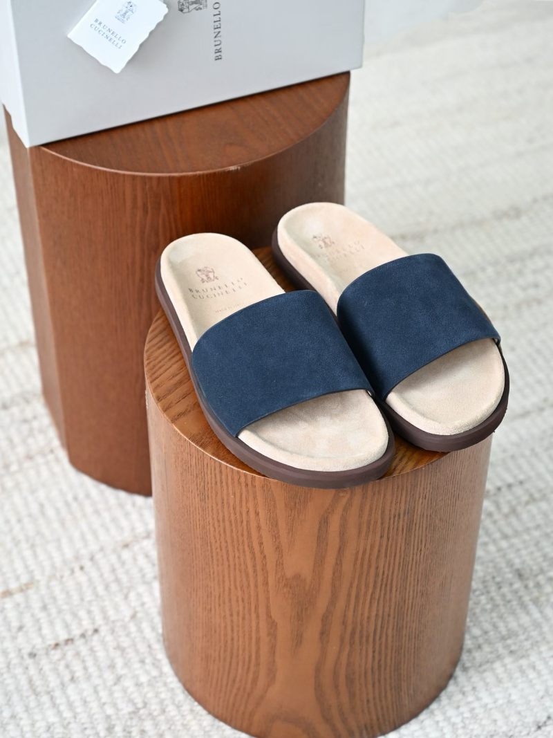 Мужские мокасины Brunello Cucinelli из замши