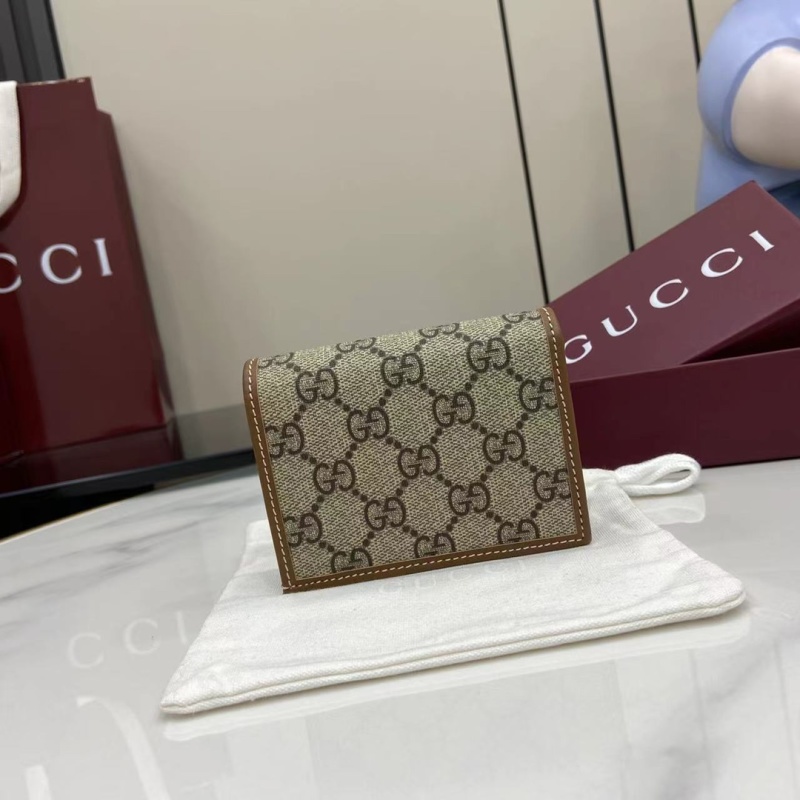 Портмоне Gucci с принтом GG и фурнитурой