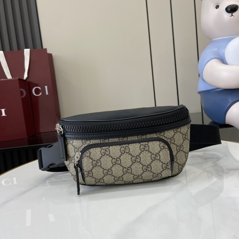 Поясная сумка Gucci бежевый с принтом