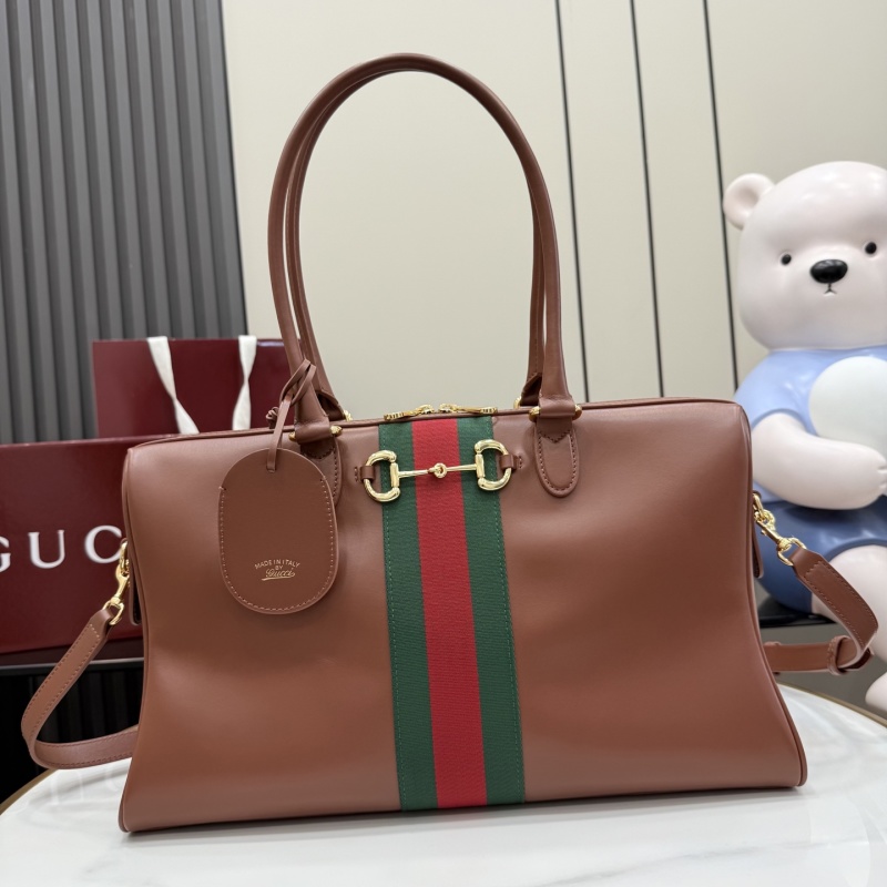 Сумка Gucci коричневая с полосой