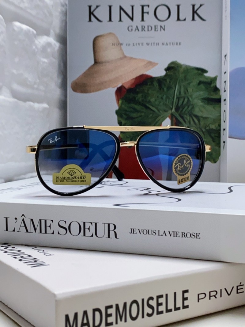 Солнцезащитные очки Ray-Ban Aviator Золото-Чёрный