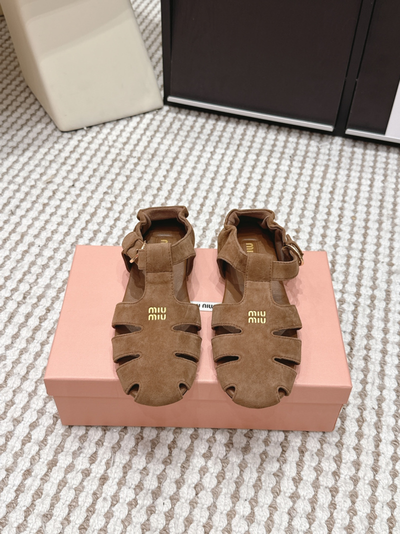 Мю Мю женские босоножки с декоративными вырезами Miu Miu