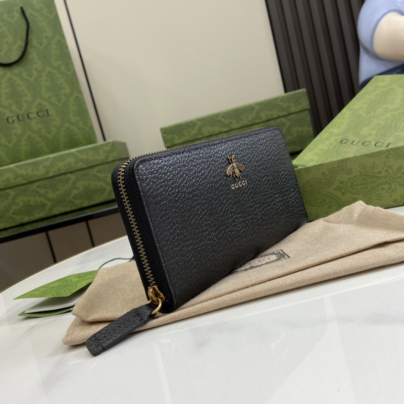 Портмоне Gucci с золотым пчелиным логотипом