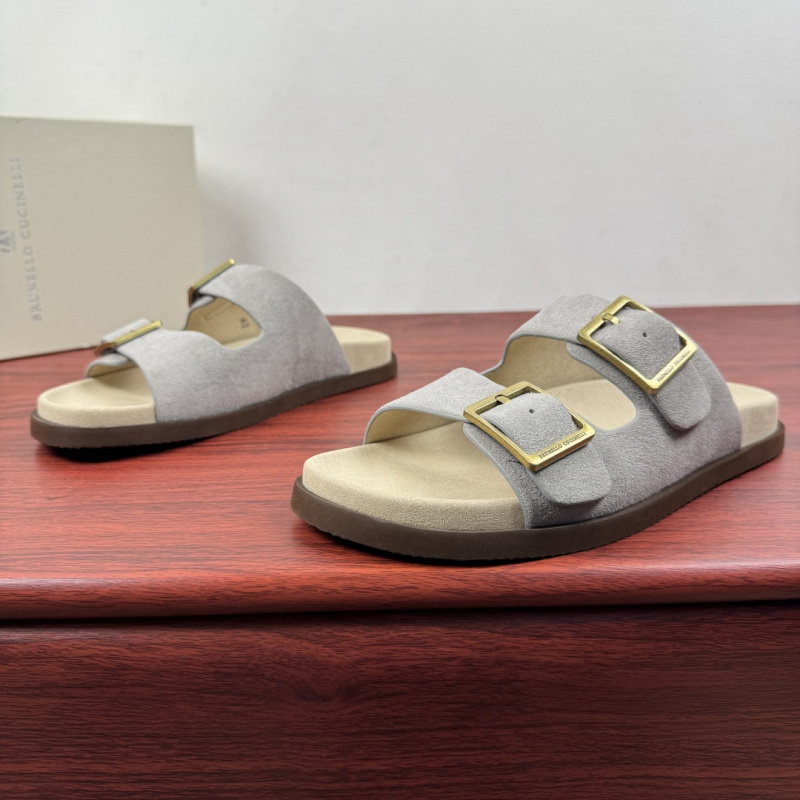Мужские шлёпанцы Brunello Cucinelli