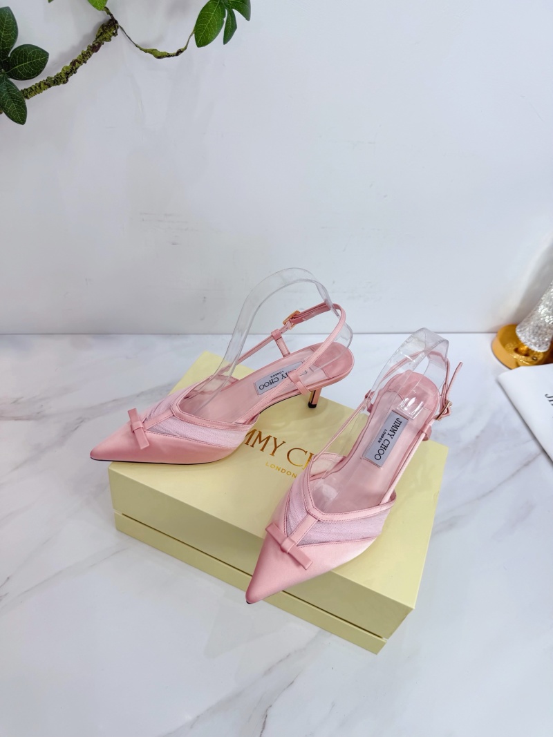 Женские туфли Jimmy Choo на тонком каблуке