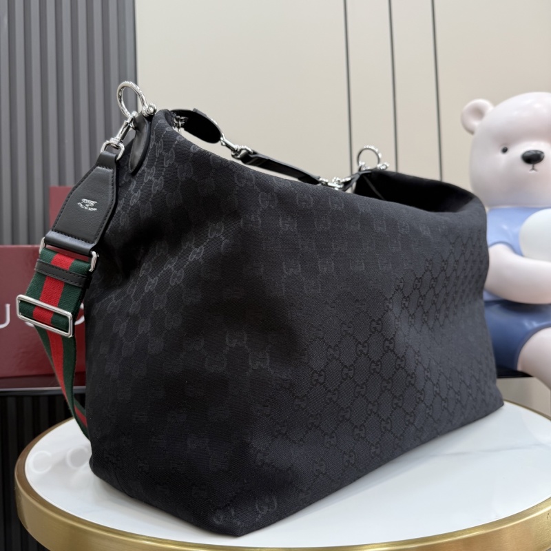 Сумка Gucci с принтом и металлической ручкой