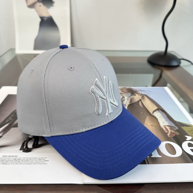 Кепка бейсбольная MLB NY Yankees серо-синяя