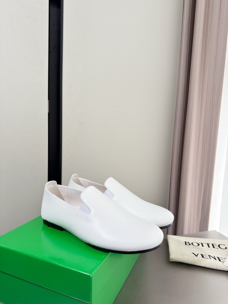 Женские мокасины Bottega Veneta Rocco белые