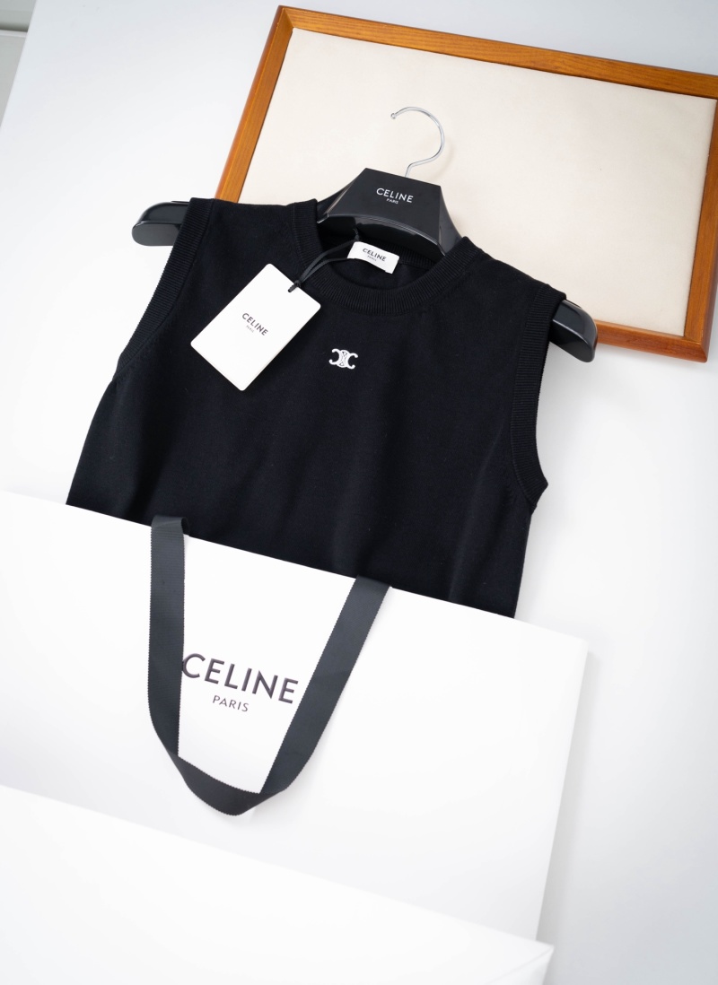 Женский топ Celine без рукавов