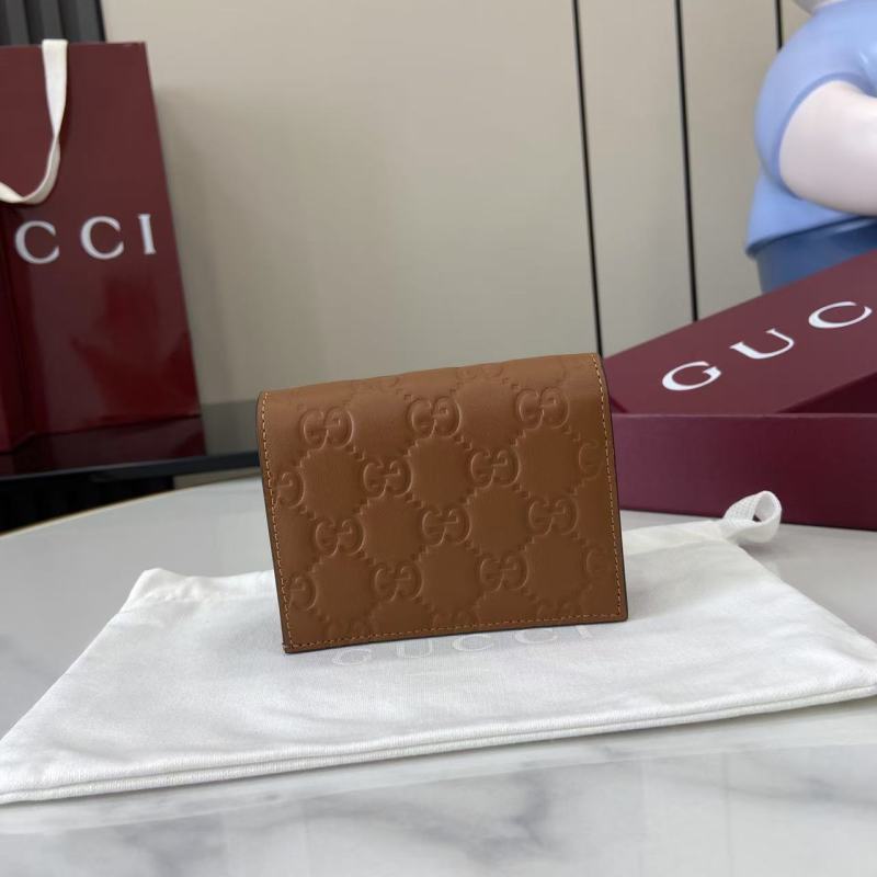 Кожаный кошелёк Gucci с монограммой