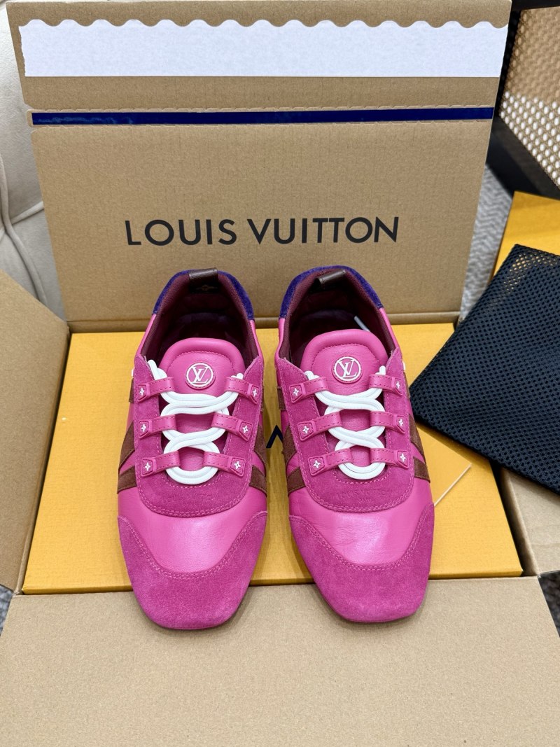 Женские кроссовки Sneakerina розовые Louis Vuitton
