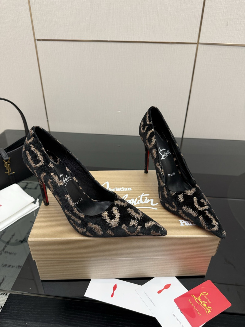 Женские туфли на каблуке с принтом Christian Louboutin